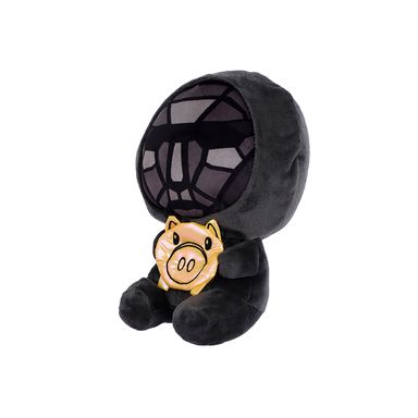 Peluche El Juego Del Calamar El Líder Felpa Negro 21x26 cm