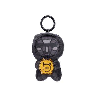 Llavero El Juego Del Calamar El Líder Felpa Negro 14.5 cm