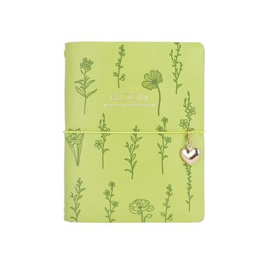 Libreta Pasta Dura Verde 16.8x12 cm 64 Hojas