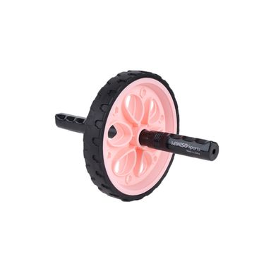 Rodillo De Ejercicio Abdominal Sintético Rosa Peso Máximo 100 kg