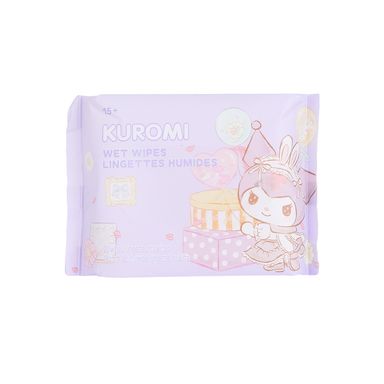 Toallitas Húmedas Sanrio Kuromi 18x18 cm 20 Piezas
