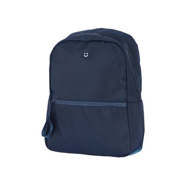 Mochila Básica Textil Azul 30x41 cm