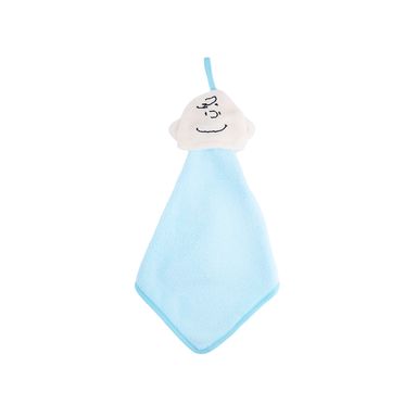 Toalla Para Manos Snoopy Charlie Brown 100% Poliéster Azul