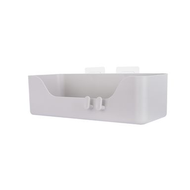 Organizador De Baño Con Adhesivo Sintético Gris 1 kg