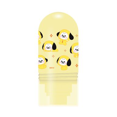 Botella De Viaje BT21 Chimmy Colección Baby Sintética Amarilla