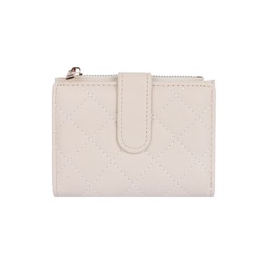 Cartera Para Mujer Sintética Beige 13x9x2 cm