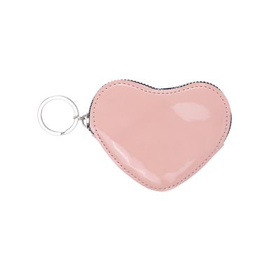 Monedero Tipo Corazón Sintético Rosa 10x2x8 cm
