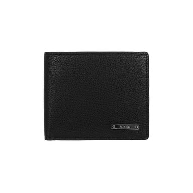 Cartera Para Hombre Sintética Café Oscuro 11x9x1 cm