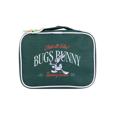 Neceser De Viaje Looney Tunes Bugs Bunny 100% Poliéster Verde 23x17x11 cm