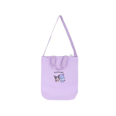 Bolsa De Compras Sanrio Kuromi 100% Algodón Morada 39x34x5 cm