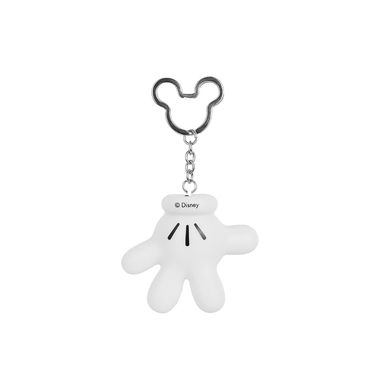 Llavero Luminoso Disney Mickey Mouse Sintético Blanco 13 cm