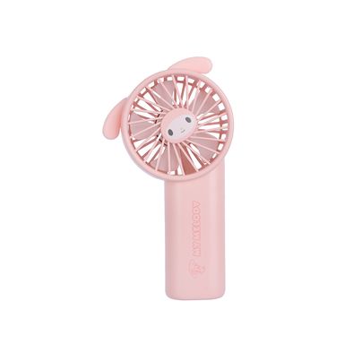 Ventilador De Mano Sanrio My Melody Sintético Rosa 8.1x3.5x15 cm