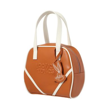 Bolso De Hombro Looney Tunes Sintético Café