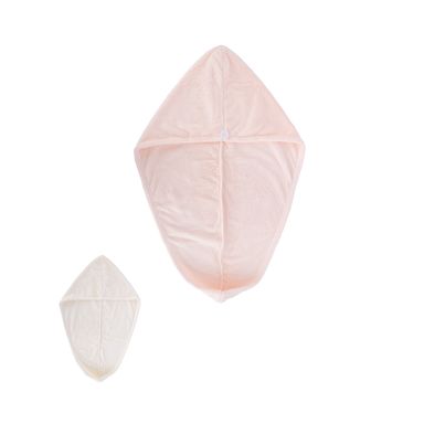 Toalla Para Cabello Diseño Aleatorio Textil Multicolor 65x25 cm