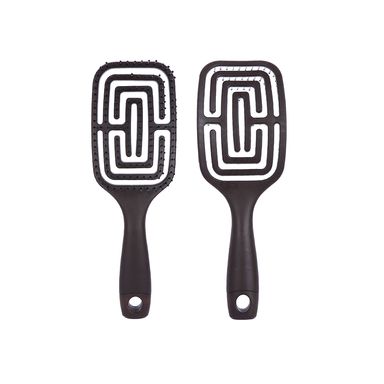 Cepillo De Ventilación Para Cabello Harmony Sintético Café Oscuro 24.5 cm