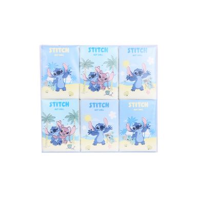 Paquete Pañuelos Desechables Disney Stitch & Ángel 12 Piezas