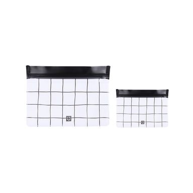 Paquete Bolsas De Sellado Hermético Black & White Transparentes 22x20 cm,  15.8x11 cm 2 Piezas