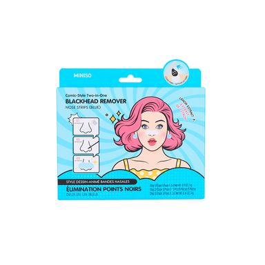 Tiras Nasales Para Mujer Puntos Negros Azul