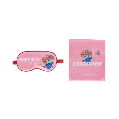 Antifaz Para Dormir One Piece Chopper 100% Poliéster Rosa 20x10 cm