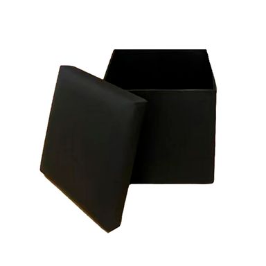 Organizador Con Tapa Black & White Textil Negro