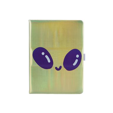 Libreta Pasta Dura Vania Bachur Holográfica Verde 23.3x14.3 cm 80 Hojas