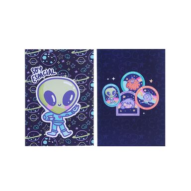 Set Libretas Vania Bachur Pasta Suave Multicolor 21x14.8, 25x17.6 cm Rayas 32 Hojas