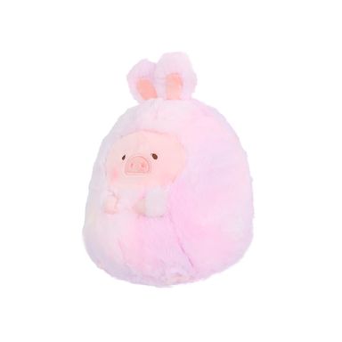Peluche Lulu La Cerdita Disfrazada De Conejito Felpa Rosa 23x25.5 cm