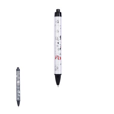 Pluma Retráctil Disney Mickey Mouse Sintética Tinta Negra 1.0 mm