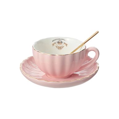 Taza Con Plato Y Cuchara Cerámica