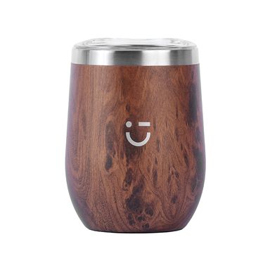 Vaso Térmico Acero Inoxidable Estilo Madera 343 ml Miniso