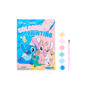 Kit De Pintura Disney Stitch & Ángel 8 Piezas