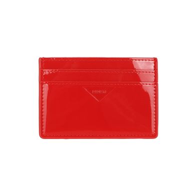 Tarjetero Tipo Charol Sintético Rojo 11x8x1 cm