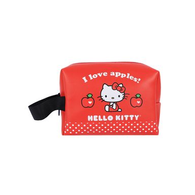 Cosmetiquera Sanrio Hello Kitty Sintética Roja 15x7x10 cm