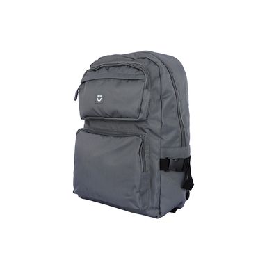 Mochila  Escolar Textil Gris 28x13x42 cm