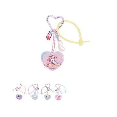Llavero Con Espejo Sanrio Corazón Diseño Aleatorio Sintético 17.5 cm