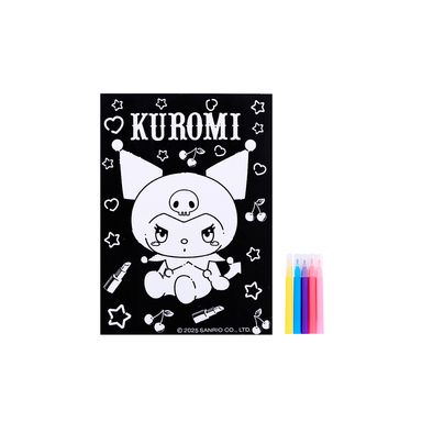 Kit De Dibujo Sanrio Kuromi Fiesta Mágica 6 Piezas