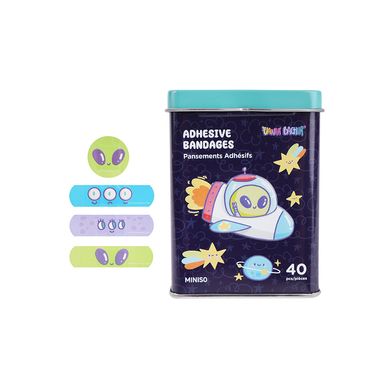 Banditas Adhesivas Vania Bachur Alíen 7.2x1.9 cm, 3.5 cm 40 Piezas