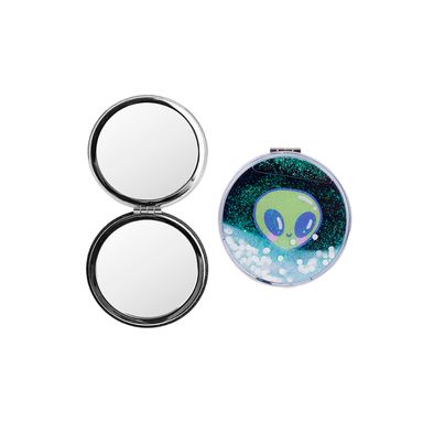 Espejo Compacto Vania Bachur Alíen Sintético 7x7 cm