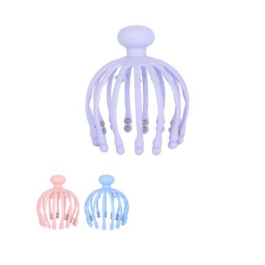 Masajeador De Cabeza Rodillos Giratorios Sintético 18 cm Diseño Aleatorio