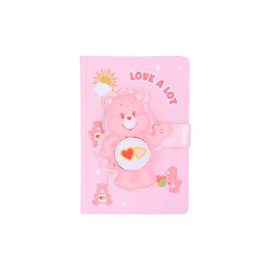 Libreta Ositos Cariñositos Amorosita Pasta Dura Rosa 14.1x20.5 cm Rayas 80 Hojas