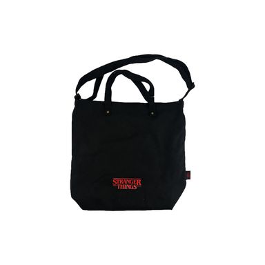 Bolsa De Compras Stranger Things Textil Negra