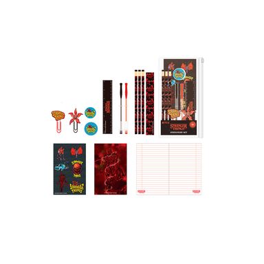 Kit De Papelería Stranger Things 12 Piezas