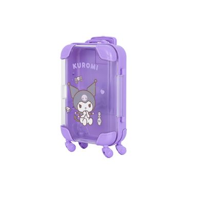 Organizador Sanrio Kuromi Diseño Maleta Sintética Morada 11x3.5x8 cm