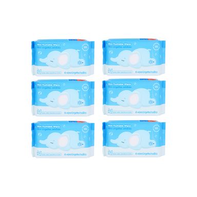 Paquete Mini Toallitas Húmedas 20x15 cm 6 Piezas