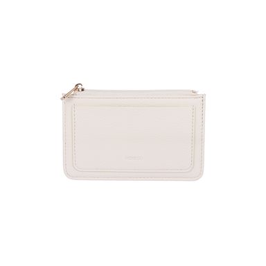 Monedero Sintético Beige 13x9x1 cm