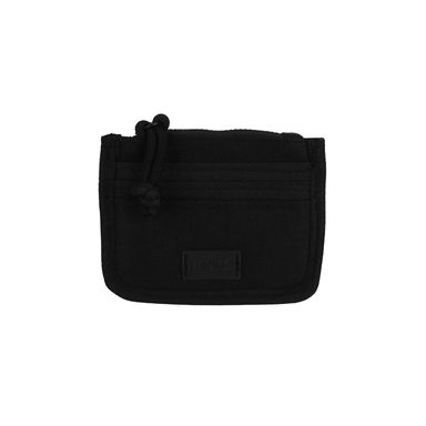 Monedero Textil Negro 13x10x1 cm