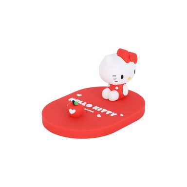 Soporte Para Celular De Escritorio Sanrio Hello Kitty Apple Sintético Rojo