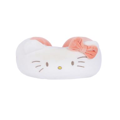 Almohada De Viaje Sanrio Hello Kitty Memory Foam Blanca 25x25 cm