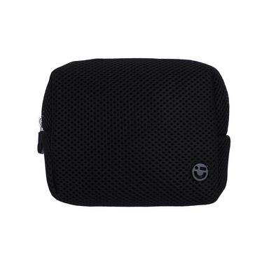 Cosmetiquera Textil Negra 15x7x10 cm