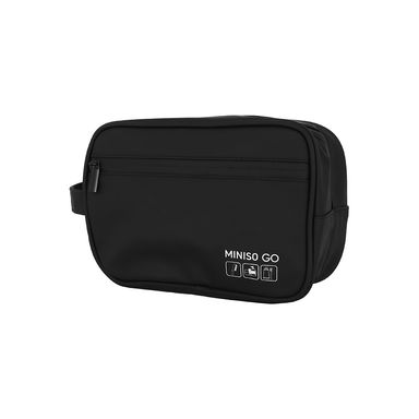 Neceser De Viaje Textil Negro 23.5x16 cm